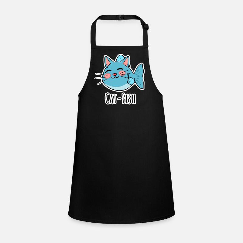 Cat-Fish - Half Cat, Half Fish or a Catfish! Children's Apron