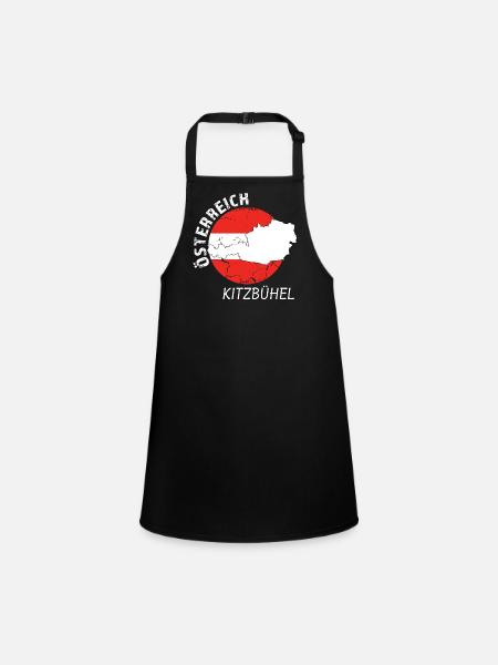 Kitzbuhel - Children's Apron - black - Front