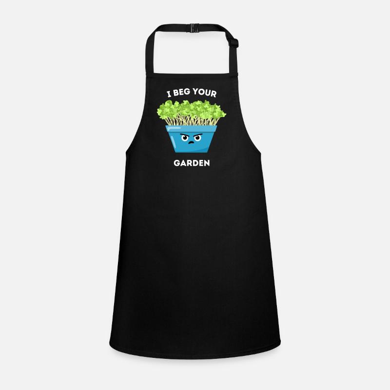 Grumpy Plant - I Beg Your Garden Children's Apron