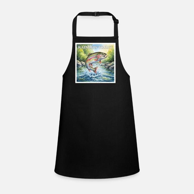 rainbow trout Children's Apron