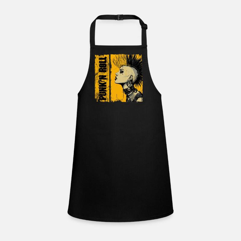 Punk'n Roll Mädchen  Schürze für Kinder