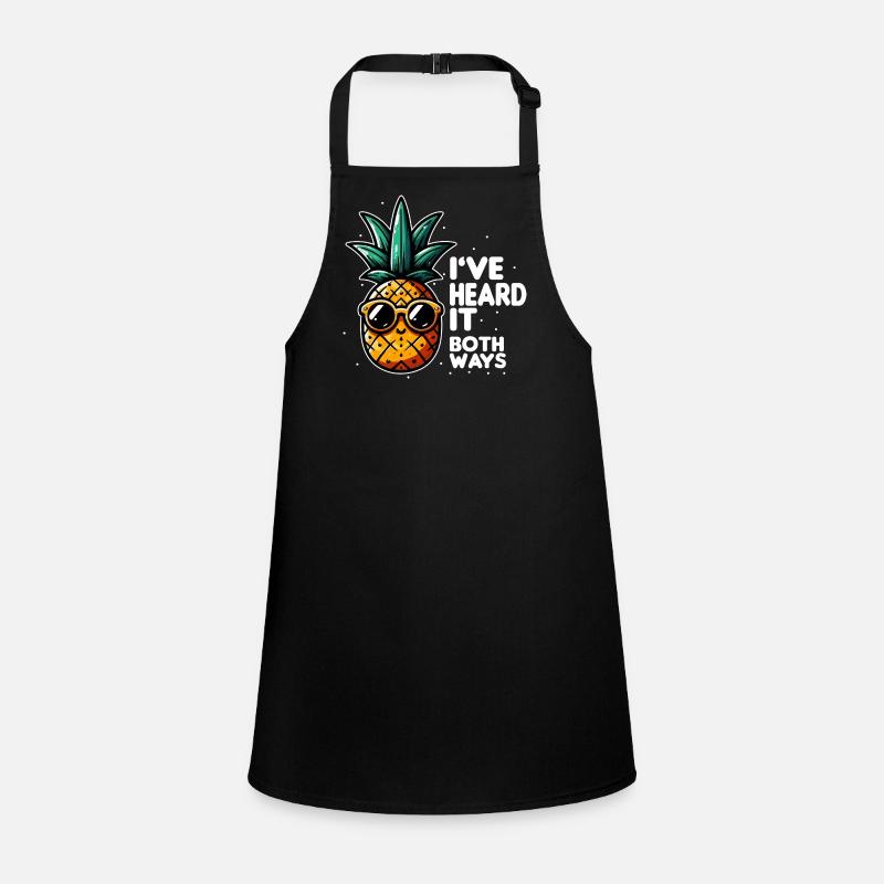 Pineapple Slogan Double Meaning Children's Apron