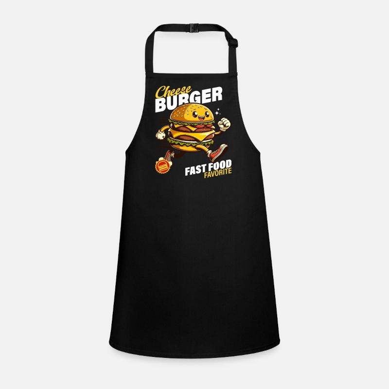Animated Sprint Cheeseburger Children's Apron