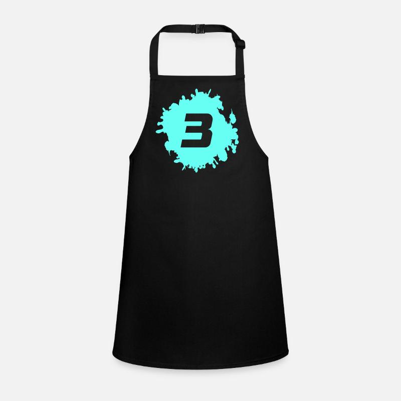 3 éclaboussures de néon de logo de couleur Tablier Enfant