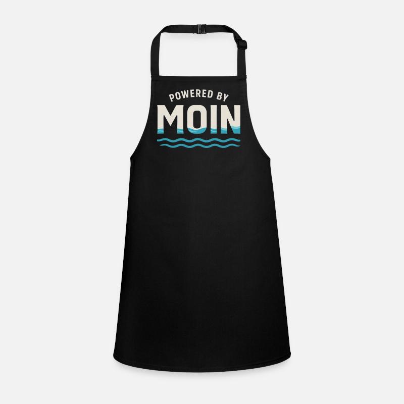 Moon Power Waves Logo Children's Apron