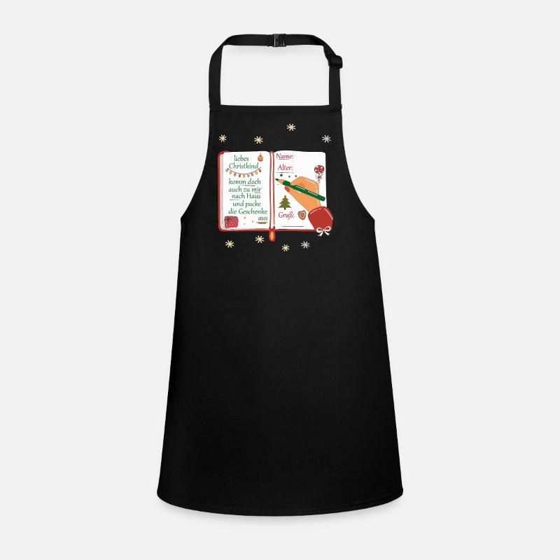 Wunschzettel Christkind  Schürze für Kinder