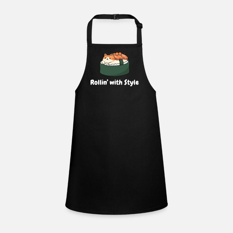 Sushi Cat Roll Style Children's Apron