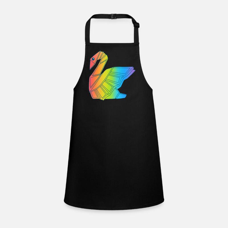 Rainbow Swan Children's Apron