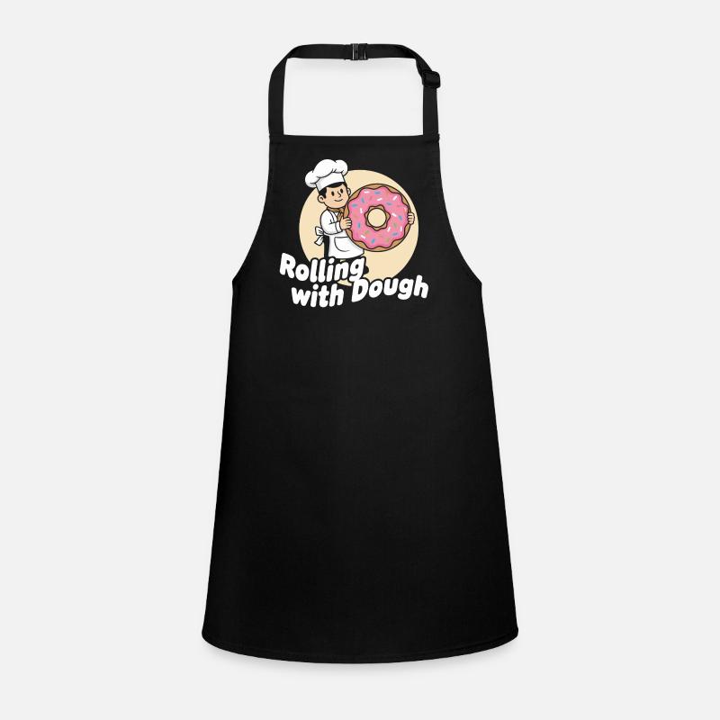 Dessin animé Donut Baker Tablier Enfant