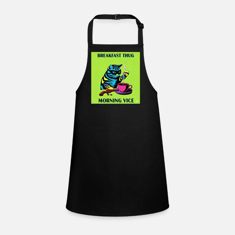 Breakfast Thug Morning Vice Children's Apron