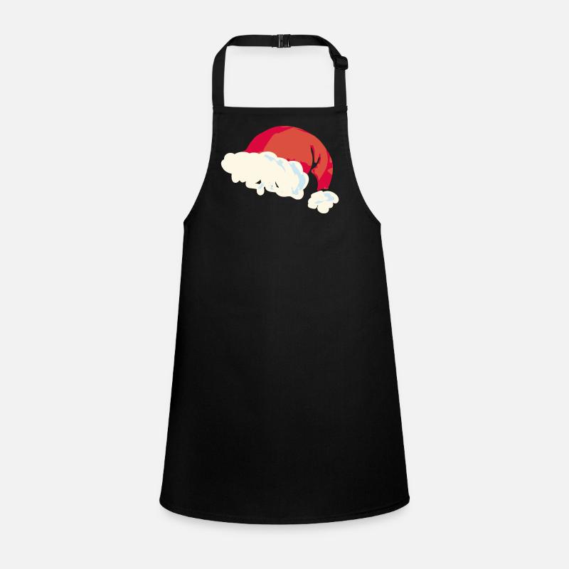 Christmas Santa Hat Flat Design Children's Apron