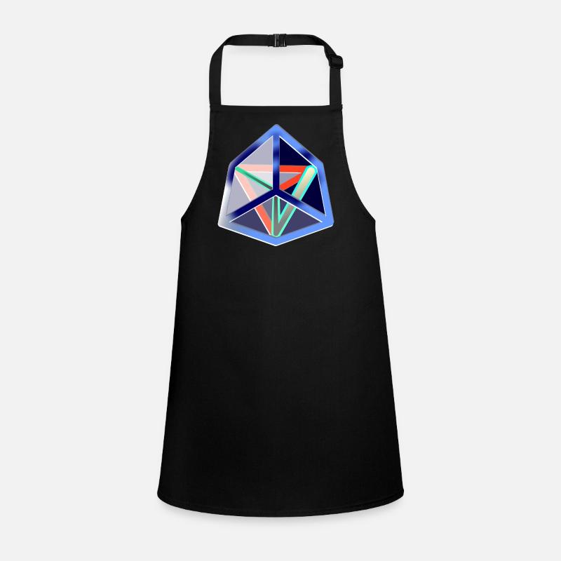 Geometric Move (Icy Cube) Children's Apron