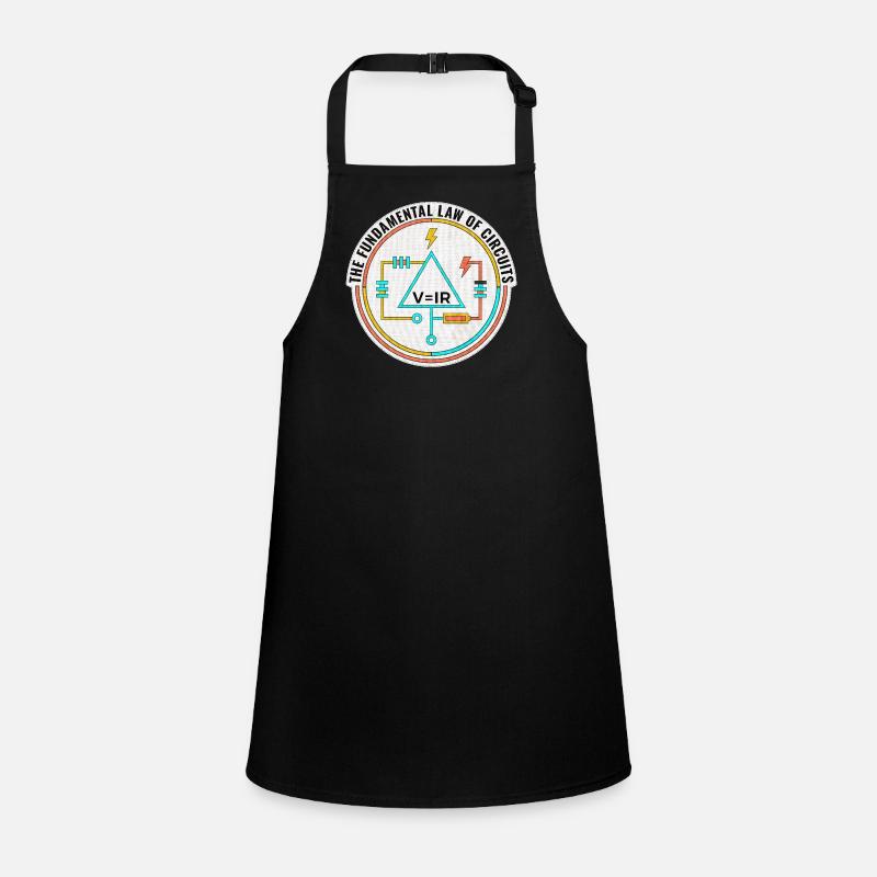Gift for Electrical Engineer, Funny Circuits Shirt Children's Apron
