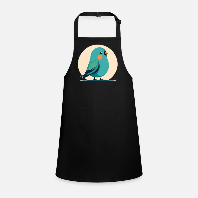 Petit oiseau vert-bleu Tablier Enfant