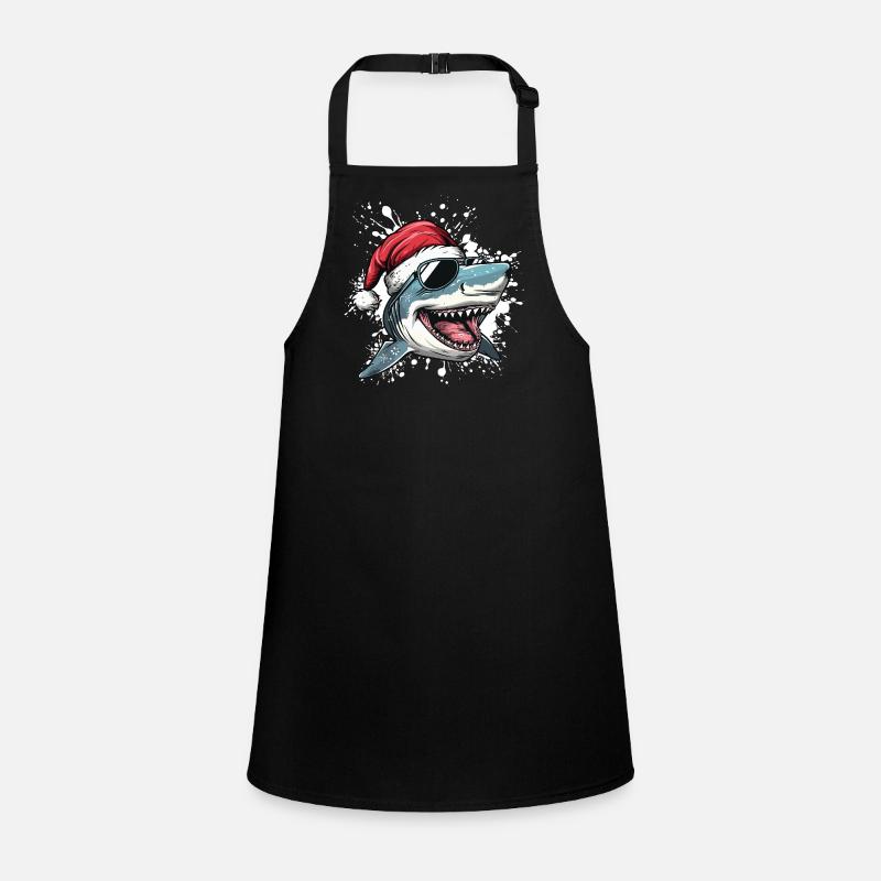 Requin Noël Drôle Noël Tablier Enfant