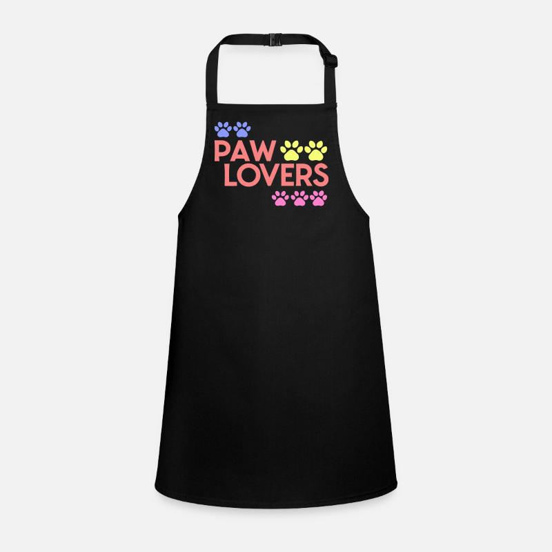 Rainbow Paw Lovers Children's Apron