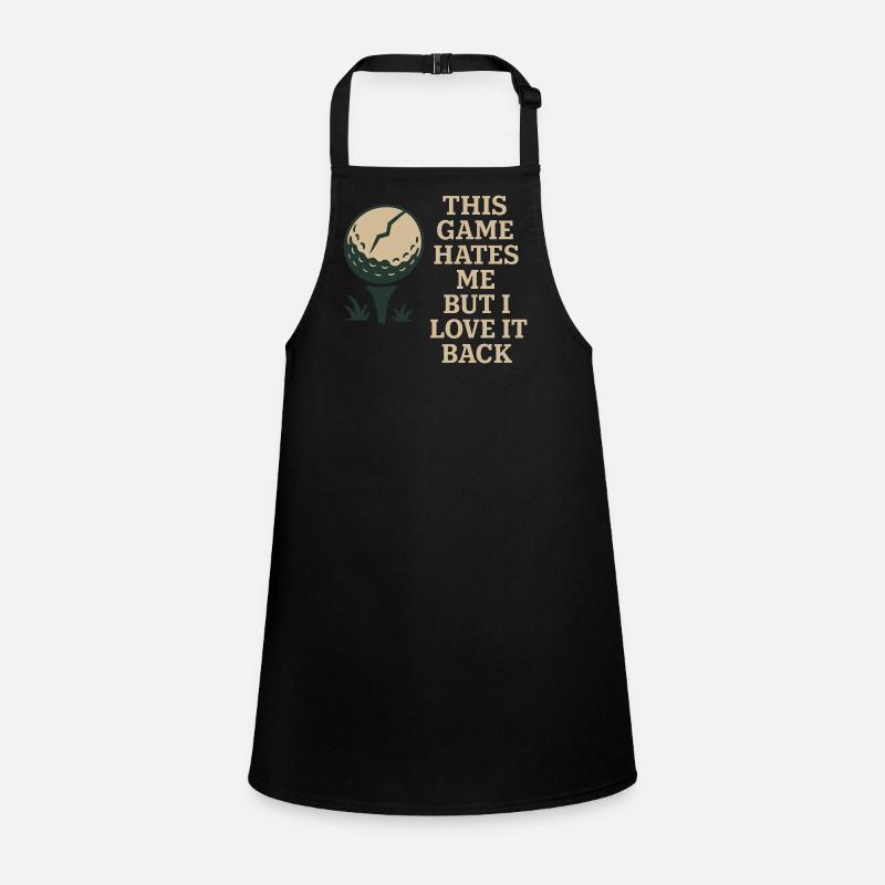 Funny golf humor, sarcastic dad, Children's Apron