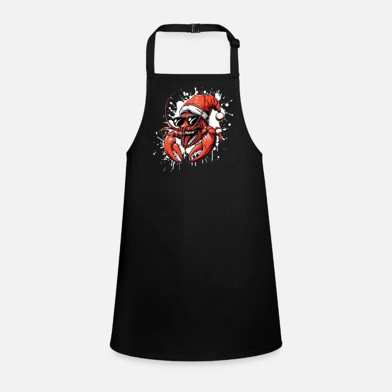 Lobster Crab Christmas Funny Children's Apron