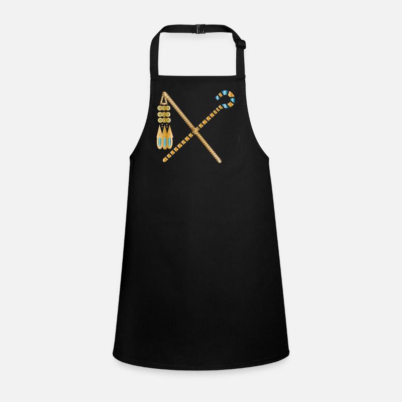 Golden Pharaoh's Scepter – Hook and Flail Children's Apron