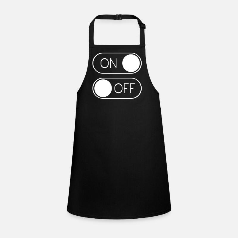 Toggle Graphic On Off Switch Children's Apron