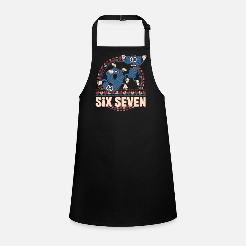 6 7 Six Seven Memes -- Aura Points Kids Gaming Tablier Enfant