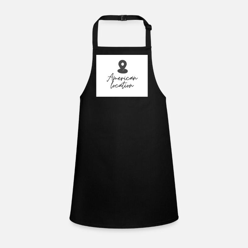 American Location Pin Children's Apron