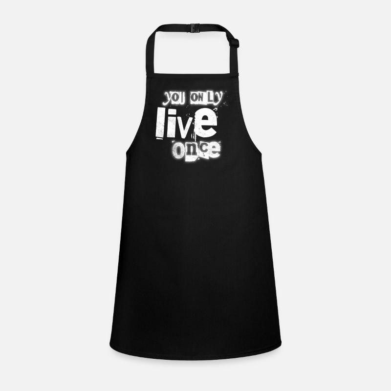 Nur Ein Leben Schürze für Kinder