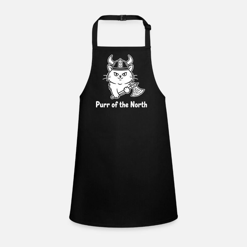 Chat viking avec hache Tablier Enfant