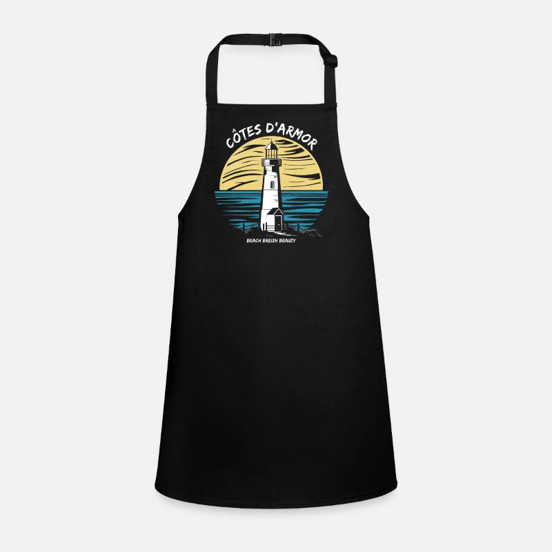 Côtes-d'Armor 22 Brittany Wild Coastline Lighthouse Children's Apron