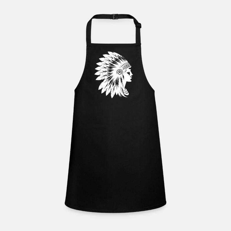 Coiffe élégante avec visage de profil Tablier Enfant