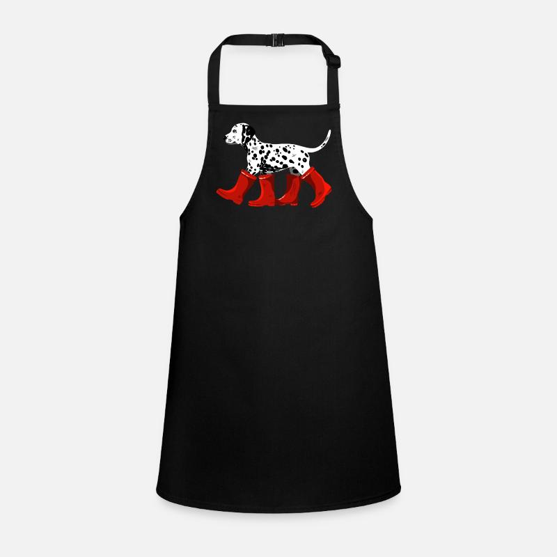 Dalmatian with red boots Children's Apron