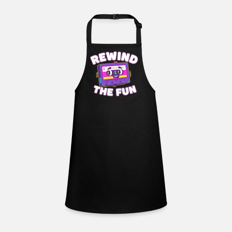 Rewind The Fun Cassette Children's Apron
