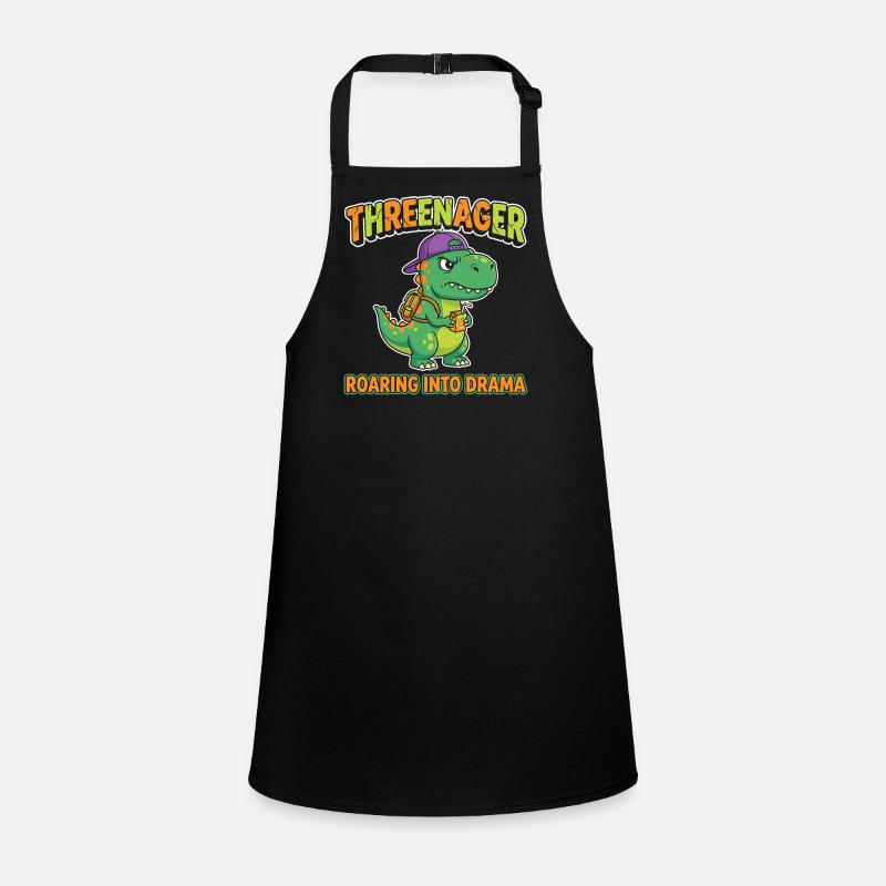 Threenager 3rd Birthday 3 Years Boys Children's Apron