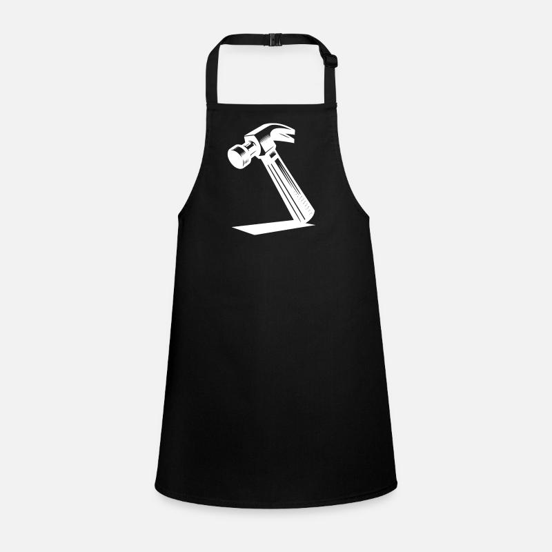 Hammer motif for carpenter and builder Children's Apron