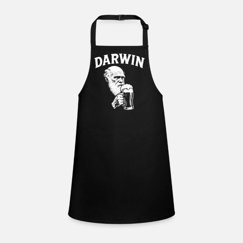 Darwin boit de la bière Tablier Enfant
