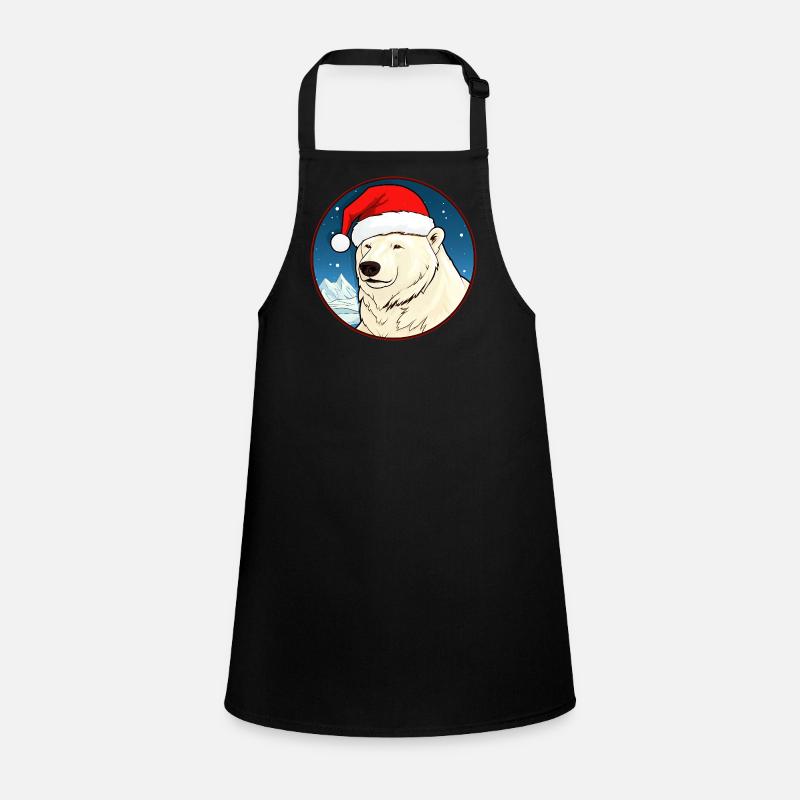 Weihnachten Eisbären Schürze für Kinder