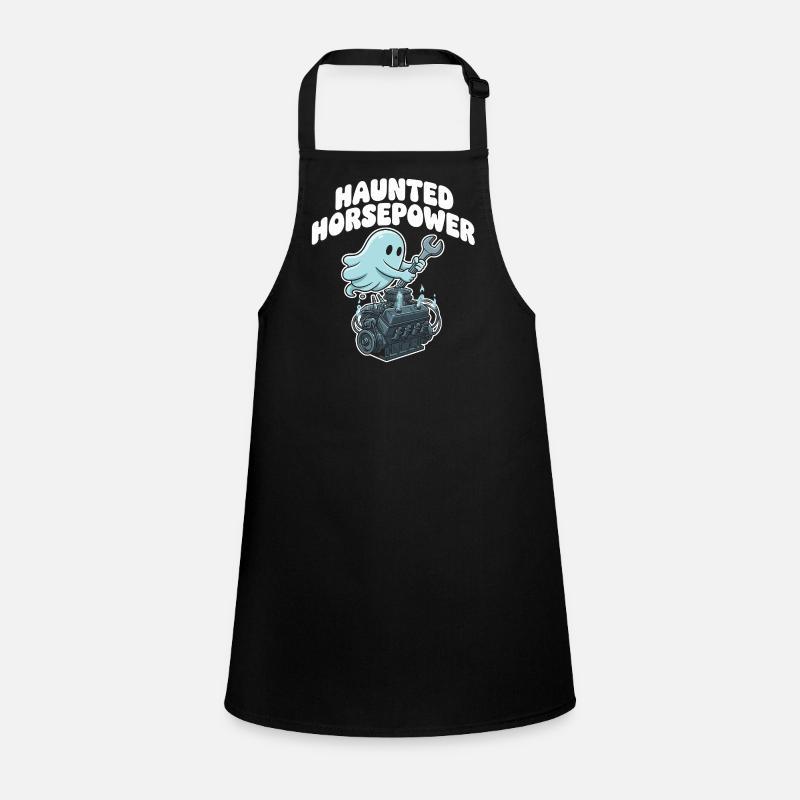 Ghost Engine Haunting Engine Cartoon Children's Apron
