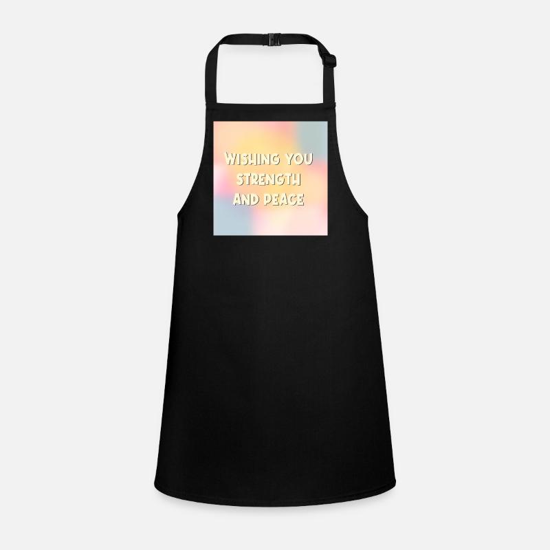 Kraft Frieden wünschen Schürze für Kinder