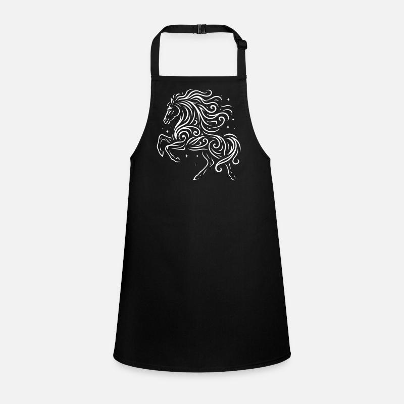 Rauhnächte Horse rides through the winter night Children's Apron