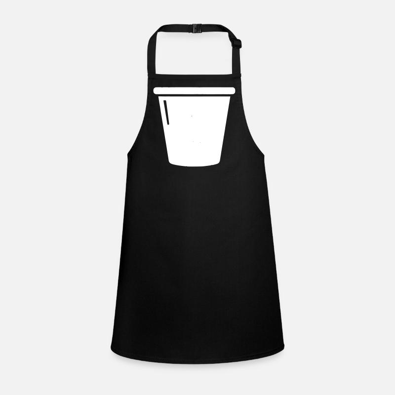 Eimer Putzeimer Haushalt Icon Vektor Schürze für Kinder