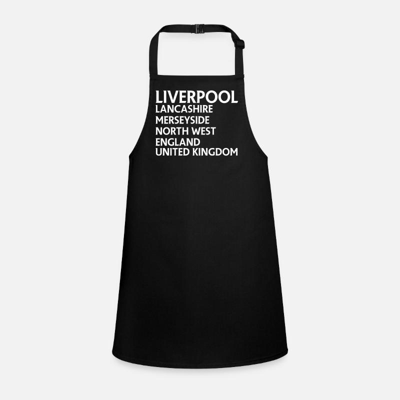 Liverpool – England Lyrics Design Children's Apron