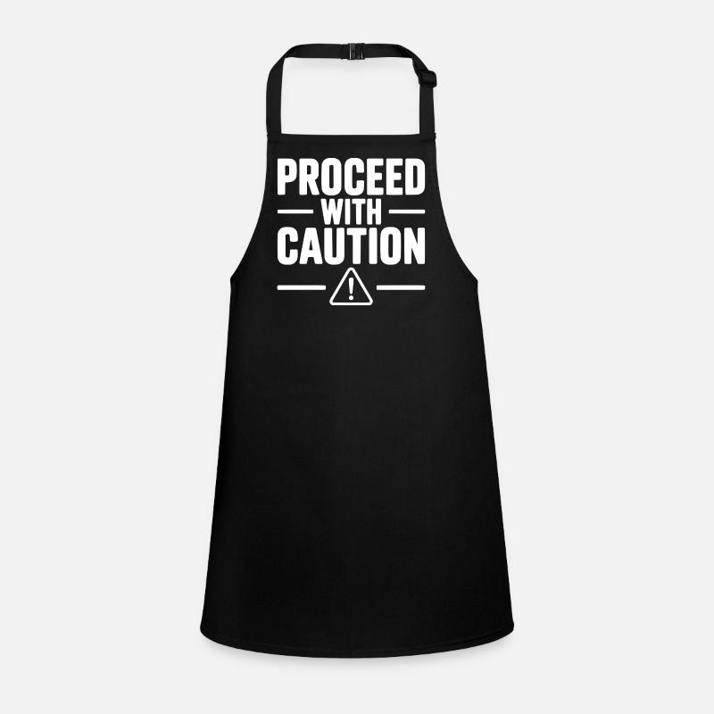 Proceed with Caution Children's Apron