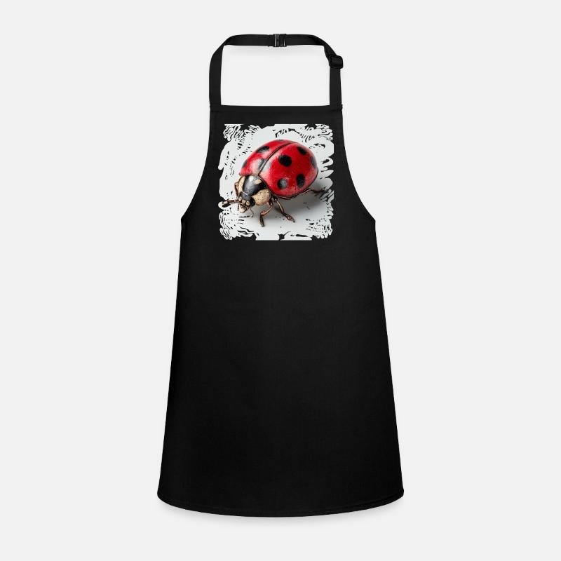 Ladybug blackRed Children's Apron