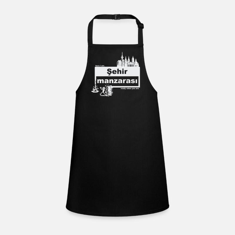Cityscape - Turkish - ready when you are Children's Apron