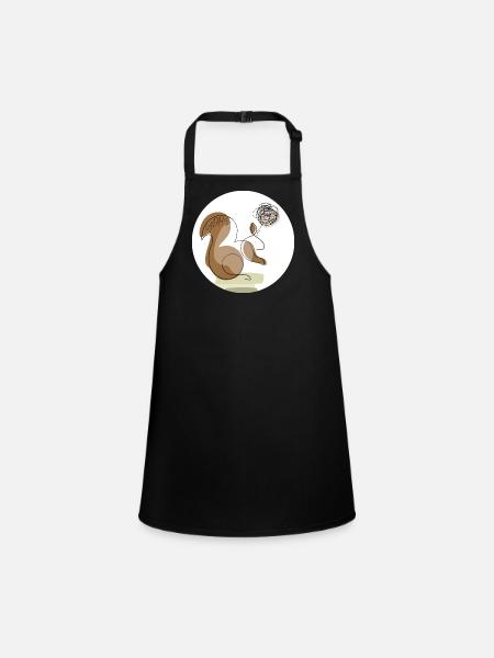 ADHD Neurodivergent - Children's Apron - black - Front