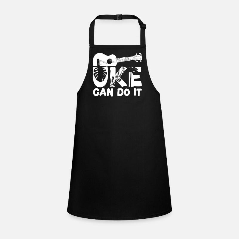 Hawaiian Ukulele Uke Uke Can Do It Children's Apron