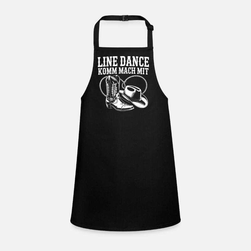 Line Dance Komm mach mit Schürze für Kinder