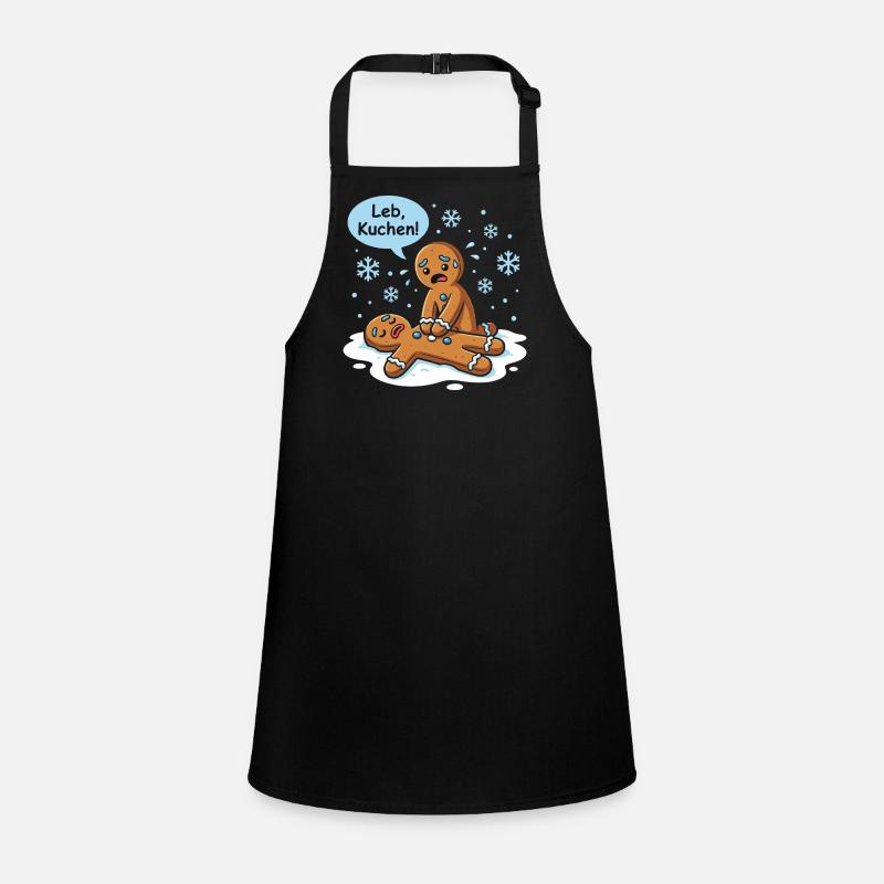 Leb Kuchen Funny German Gingerbread Pun Children's Apron