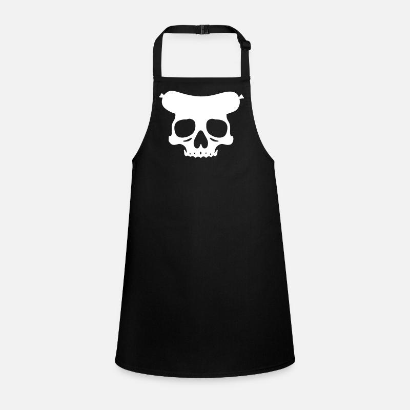 Wurst Skull Schürze für Kinder