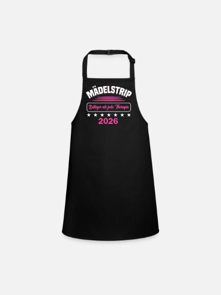 Girls' Trip 2026 Girls' Trip Girls' Tour Girls' Trip - Children's Apron - black - Front